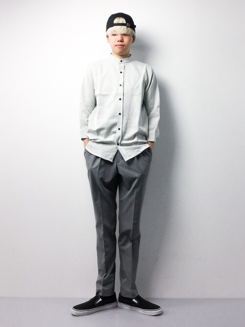 ZOZOTOWN�܂���������̃V���c/�u���E�X�uT/R �X�g���b�` �o���h�J���[�V���c(3/4 sleeve)�iMONO-MART�b���m�}�[�g�j�v���g�����R�[�f�B�l�[�g