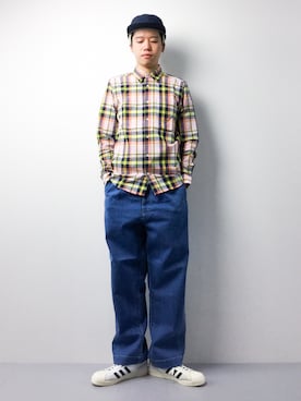 まっこいさん（メンズ・178cm）の春コーディネート