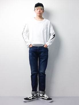 「Lightning Bolt（ライトニングボルト）のアイテム」を使った、まっこいさん（メンズ・178cm）の春コーディネート