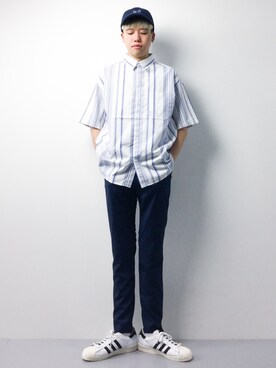 まっこいさん（メンズ・178cm）の春コーディネート