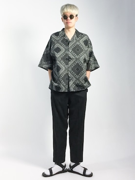 まっこいさん（メンズ・178cm）の夏コーディネート