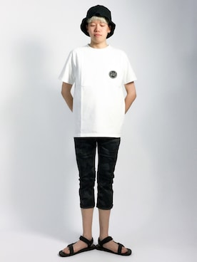 「FREAK'S STORE（フリークスストア）のアイテム（帽子）」を使った、まっこいさん（メンズ・178cm）の夏コーディネート