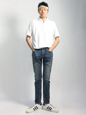 まっこいさん（メンズ・178cm）の夏コーディネート