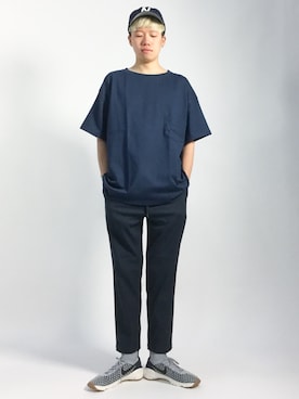 まっこいさん（メンズ・178cm）の夏コーディネート