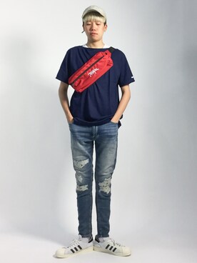 まっこいさん（メンズ・178cm）の夏コーディネート