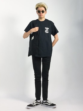 「n(n) BY NUMBER (N)INE（エヌエヌバイナンバーナイン）のアイテム（パンツ）」を使った、まっこいさん（メンズ・178cm）の夏コーディネート