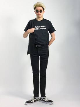 「n(n) BY NUMBER (N)INE（エヌエヌバイナンバーナイン）のアイテム（パンツ）」を使った、まっこいさん（メンズ・178cm）の夏コーディネート