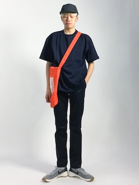 「417 EDIFICE（フォーワンセブンエディフィス）のアイテム（チノパンツ）」を使った、まっこいさん（メンズ・178cm）の夏コーディネート