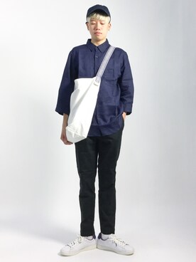 「シティーボーイ」｜まっこいさん（メンズ・178cm）の夏コーディネート