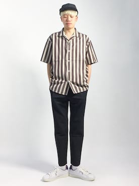 まっこいさん（メンズ・178cm）の夏コーディネート