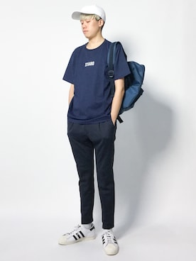 「A.P.C.（アーペーセー）のアイテム（バッグ）」を使った、まっこいさん（メンズ・178cm）の夏コーディネート