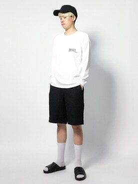 まっこいさん（メンズ・178cm）の夏コーディネート