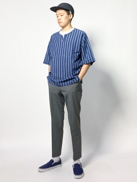 まっこいさん（メンズ・178cm）の夏コーディネート