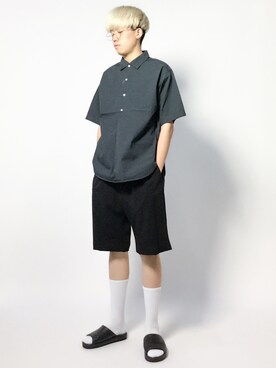 まっこいさん（メンズ・178cm）の夏コーディネート