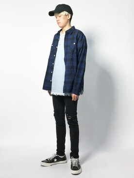 まっこいさん(メンズ・178cm)の夏コーディネート