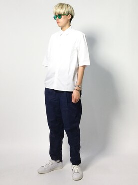 まっこいさん（メンズ・178cm）の夏コーディネート