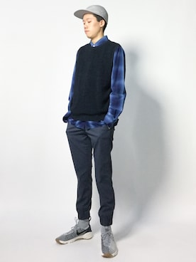 まっこいさん（メンズ・178cm）の夏コーディネート