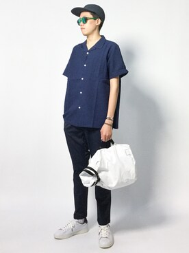まっこいさん（メンズ・178cm）の夏コーディネート