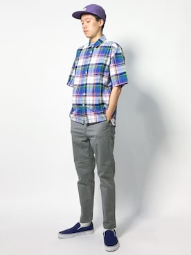 まっこいさん(メンズ・178cm)の夏コーディネート