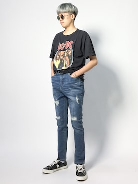 「jiggys shop（ジギーズショップ）のアイテム」を使った、まっこいさん（メンズ・178cm・20代）の夏コーディネート