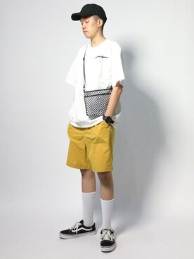 「Lightning Bolt（ライトニングボルト）のアイテム」を使った、まっこいさん（メンズ・178cm）の夏コーディネート