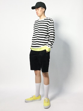 「ALOYE（アロイ）のアイテム」を使った、まっこいさん（メンズ・178cm）の夏コーディネート