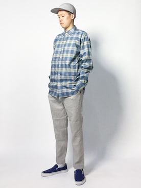 「SCYE BASICS（サイベーシックス）のアイテム」を使った、まっこいさん（メンズ・178cm）の夏コーディネート