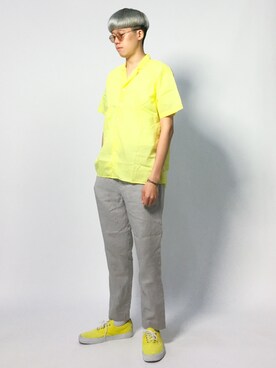 「capri（カプリ）のアイテム」を使った、まっこいさん（メンズ・178cm）の夏コーディネート