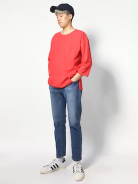 まっこいさん（メンズ・178cm）の夏コーディネート