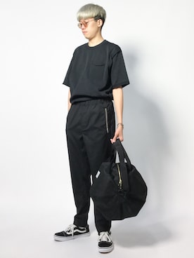 「URBAN RESEARCH Sonny Label（アーバンリサーチサニーレーベル）のアイテム（バッグ）」を使った、まっこいさん（メンズ・178cm）の夏コーディネート