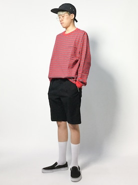 まっこいさん（メンズ・178cm）の夏コーディネート