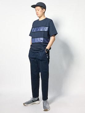 「FIDELITY（フィデリティ）のアイテム（パンツ）」を使った、まっこいさん（メンズ・178cm）の夏コーディネート