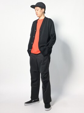 「Steven Alan（スティーブンアラン）のアイテム（チノパンツ）」を使った、まっこいさん（メンズ・178cm）の夏コーディネート