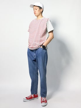 まっこいさん（メンズ・178cm）の夏コーディネート