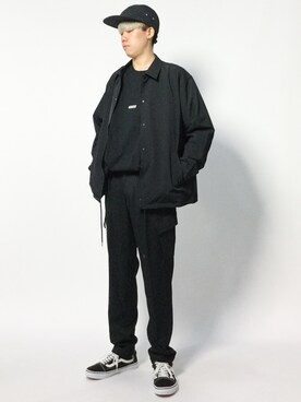 「MONKEY TIME（モンキータイム）のアイテム（Tシャツ/カットソー）」を使った、まっこいさん（メンズ・178cm）の夏コーディネート