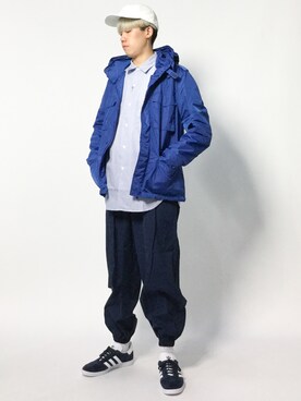 「ASPESI（アスペジ）のアイテム」を使った、まっこいさん（メンズ・178cm）の夏コーディネート