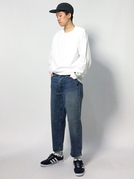 「Altered（オルタード）のアイテム」を使った、まっこいさん（メンズ・178cm）の秋コーディネート