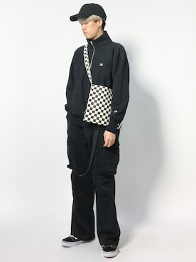 「VANS（バンズ）のアイテム（バッグ）」を使った、まっこいさん（メンズ・178cm）の秋コーディネート