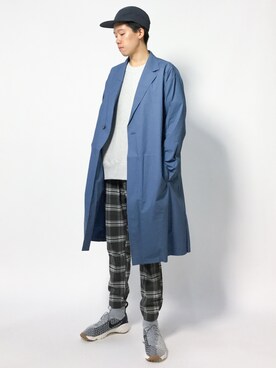 「URBAN RESEARCH（アーバンリサーチ）のアイテム（チェスターコート）」を使った、まっこいさん（メンズ・178cm）の秋コーディネート