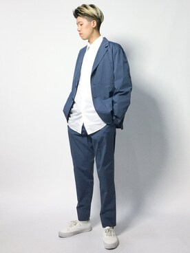 「ASPESI（アスペジ）のアイテム」を使った、まっこいさん（メンズ・178cm）の秋コーディネート
