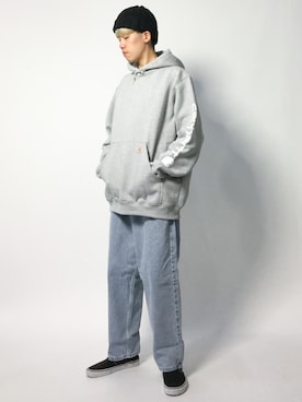 「SILVER TAB（シルバータブ）のアイテム」を使った、まっこいさん（メンズ・178cm）の秋コーディネート