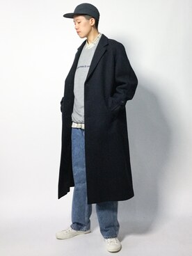 「Scye（サイ）のアイテム（その他アウター）」を使った、まっこいさん（メンズ・178cm）の秋コーディネート