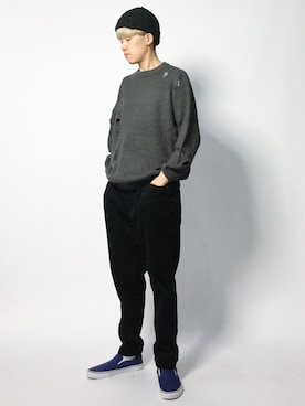 「EMMA NOVEMBER　（エマノーヴェンバー）のアイテム」を使った、まっこいさん（メンズ・178cm）の秋コーディネート