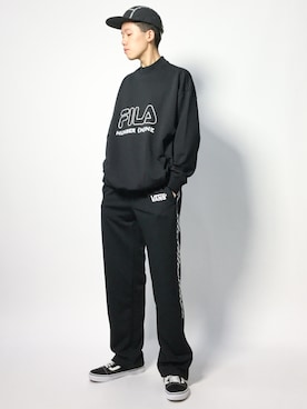 「VANS（バンズ）のアイテム（パンツ）」を使った、まっこいさん（メンズ・178cm）の秋コーディネート