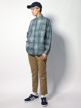 「Journal Standard TRISECT（トライセクト）のアイテム（トップス）」を使った、まっこいさん（メンズ・178cm）の秋コーディネート