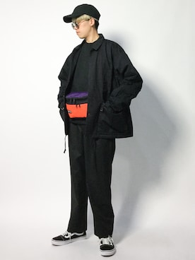 「CASPER JOHN AIVER（キャスパージョンアイバー）のアイテム（ジャケット/アウター）」を使った、まっこいさん（メンズ・178cm）の秋コーディネート