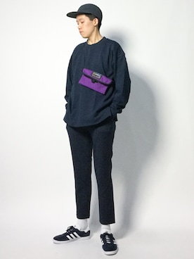 「FREAK'S STORE（フリークスストア）のアイテム（バッグ）」を使った、まっこいさん（メンズ・178cm）の秋コーディネート