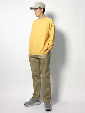 「Back Channel（バックチャンネル）のアイテム（チノパンツ）」を使った、まっこいさん（メンズ・178cm）の秋コーディネート