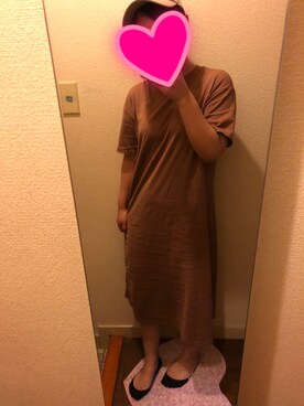 「Guess（ゲス）のアイテム（キャップ）」を使った、Harubuuさん（レディース・158cm）の夏コーディネート