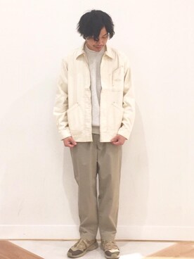 「SMITH'S（スミス）のアイテム（トップス）」を使った、coen Takadaさん（メンズ・171cm）の春コーディネート